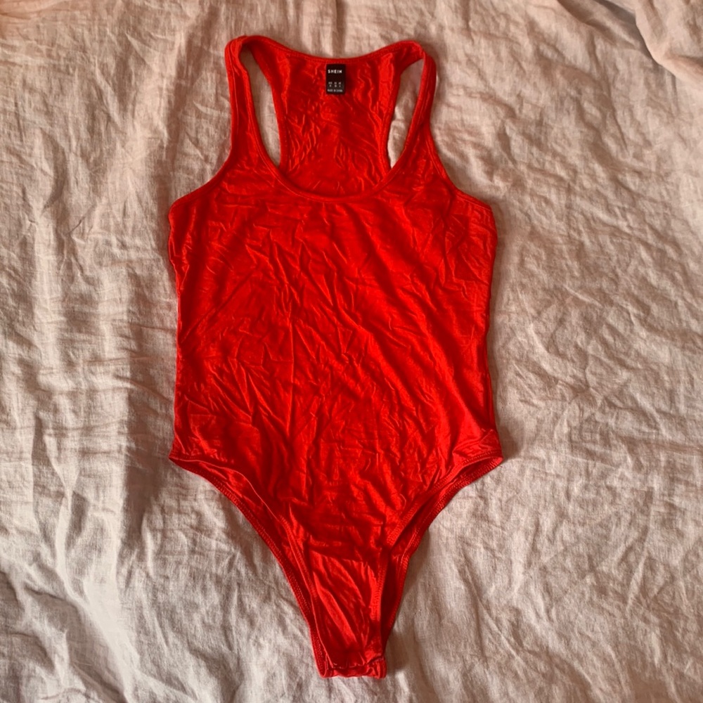 SHEIN Red Bodysuit